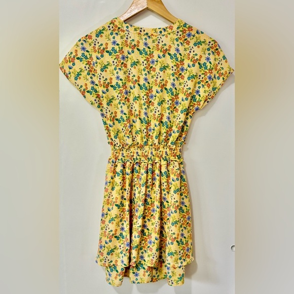 Sienna Sky| Yellow Floral Sundress Mini Sz XS - Picture 4 of 4